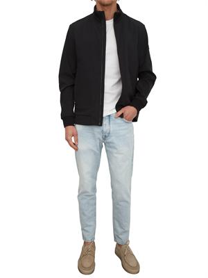Bomber Peuterey uomo realizzato in tessuto stretch nero in UOMO