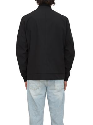 Bomber Peuterey uomo realizzato in tessuto stretch nero in UOMO