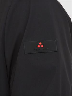 Bomber Peuterey uomo realizzato in tessuto stretch nero in UOMO