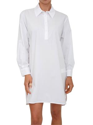 Vestito chemisier EMMGENZANA Emme Marella in cotone bianco in DONNA