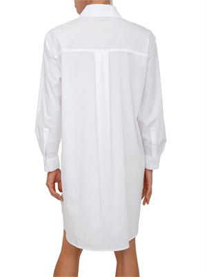 Vestito chemisier EMMGENZANA Emme Marella in cotone bianco in DONNA