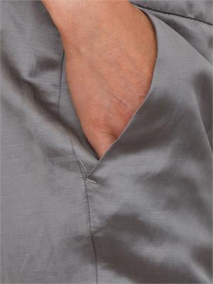 Pantalone EMMAEREO Emme Marella in raso grigio in DONNA