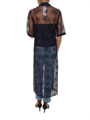 Set canotta+chemisier Alisso Emme Marella in pizzo blu in DONNA