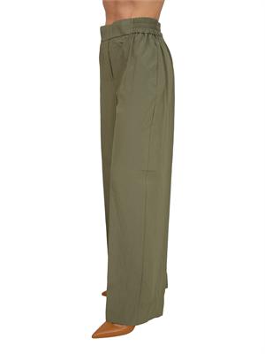 Pantaloni Angolo Emme Marella in viscosa verde in DONNA
