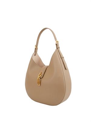 Borsa hobo  Elisabetta Franchi in ecopelle beige in DONNA