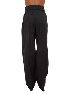 Pantaloni Mllnavile di Marella in cotone nero in DONNA