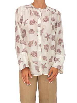 Camicia Mlldisco di Marella in voile di seta stampata in DONNA