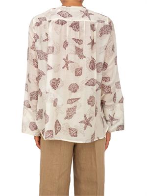 Camicia Mlldisco di Marella in voile di seta stampata in DONNA