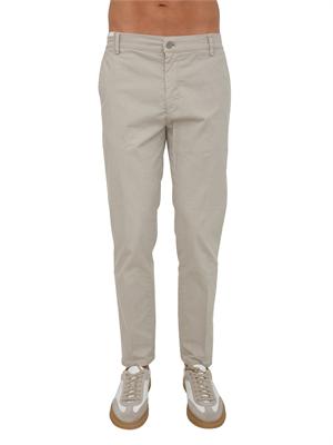 Pantaloni chino PT Torino in gabardina stretch blu in UOMO