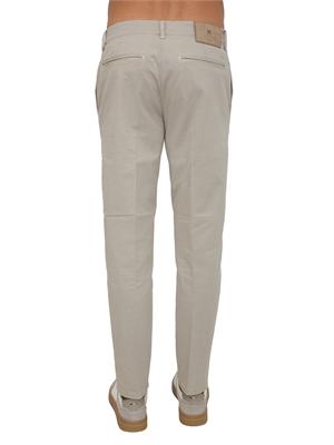 Pantaloni chino PT Torino in gabardina stretch blu in UOMO