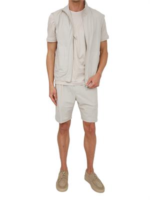 T-shirt Eleventy uomo in pregiato cotone taupe in UOMO