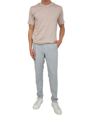T-shirt Eleventy uomo in pregiato cotone rosa antico in UOMO