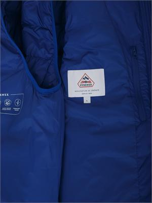 Gilet Guzet Pyrenex uomo in piuma d'oca e tessuto tecnico blu in UOMO