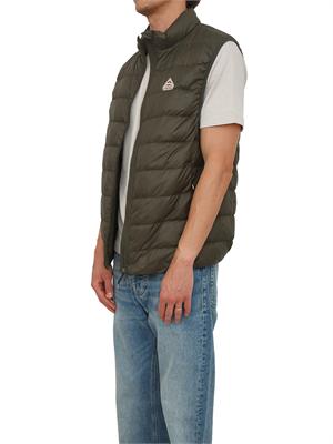 Gilet Guzet Pyrenex uomo in piuma d'oca e tessuto tecnico verde in UOMO