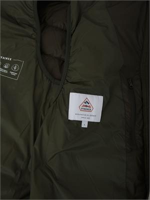 Gilet Guzet Pyrenex uomo in piuma d'oca e tessuto tecnico verde in UOMO
