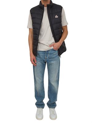 Gilet Guzet Pyrenex uomo in piuma d'oca e tessuto tecnico nero in UOMO