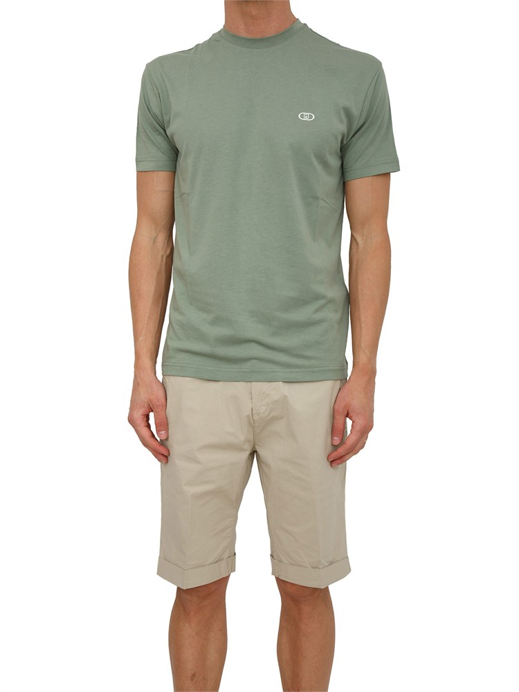 T-shirt Liu Jo uomo in misto cotone verde