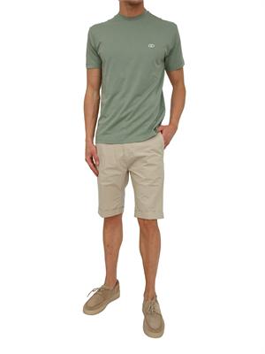 T-shirt Liu Jo uomo in misto cotone verde in UOMO