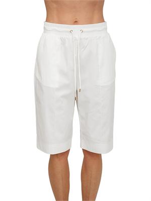 Pantaloni bermuda Liu Jo donna in cotone bianco in DONNA