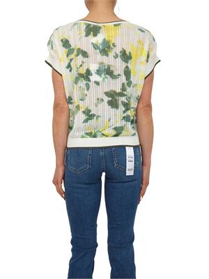 Maglia Liu Jo donna in cotone traforato con stampa in DONNA