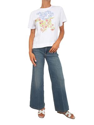 Jeans cropped Mlswlcrop Marella in denim blu medio in DONNA