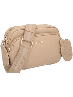 Borsa a tracolla Liu Jo donna in ecopelle beige in DONNA