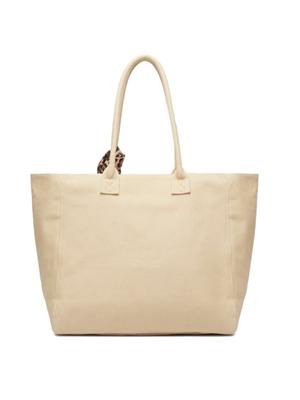 Borsa Liu Jo donna in cotone beige con foulard in DONNA