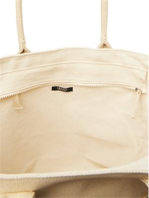 Borsa Liu Jo donna in cotone beige con foulard in DONNA