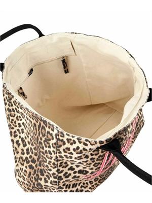 Borsa Liu Jo donna in cotone stampa animalier in DONNA