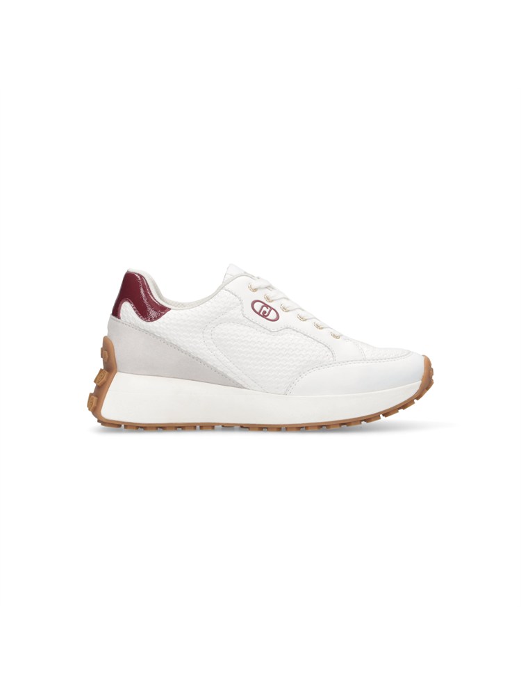 Sneakers Liu Jo donna bianche in mesh e paillettes
