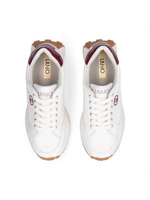 Sneakers Liu Jo donna bianche in mesh e paillettes in DONNA
