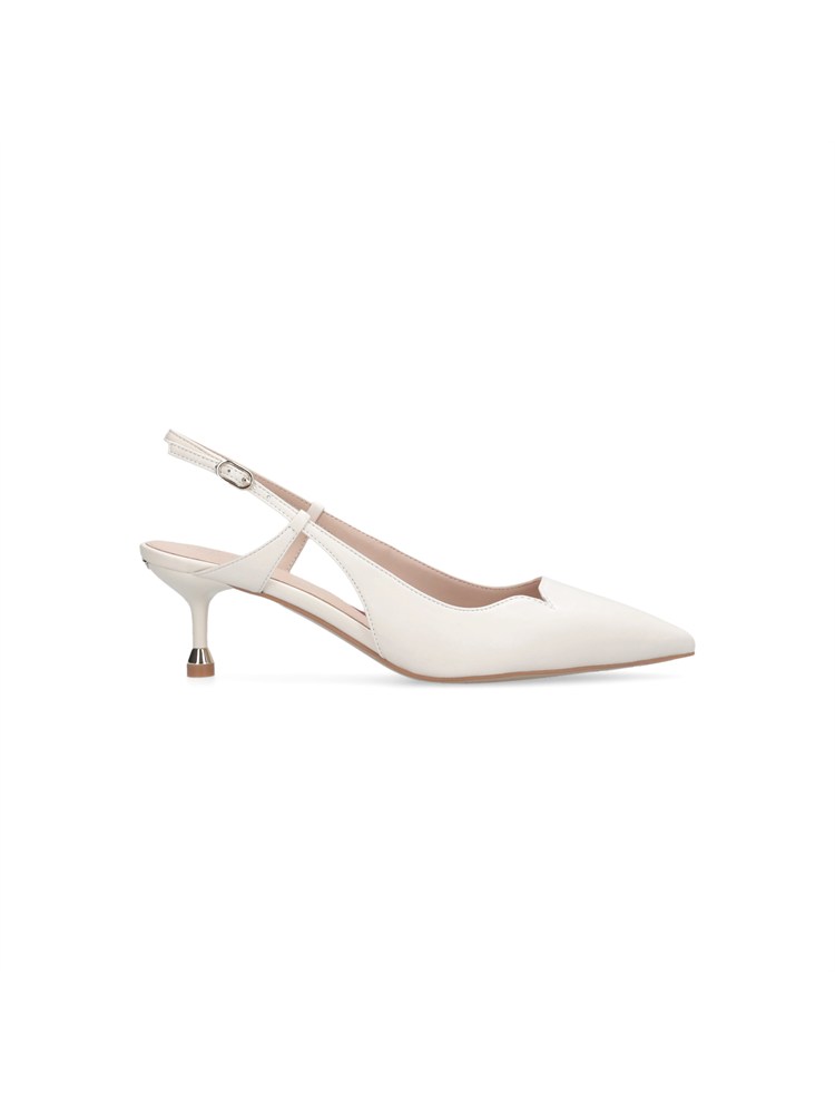 Slingback Liu Jo in pelle bianco avorio