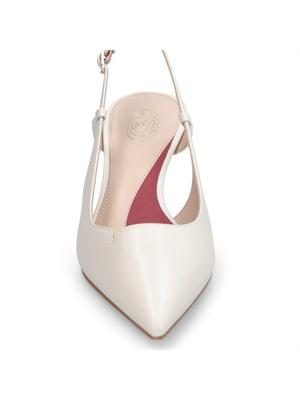 Slingback Liu Jo in pelle bianco avorio in DONNA