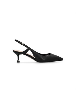 Slingback Liu Jo in pelle nera in DONNA
