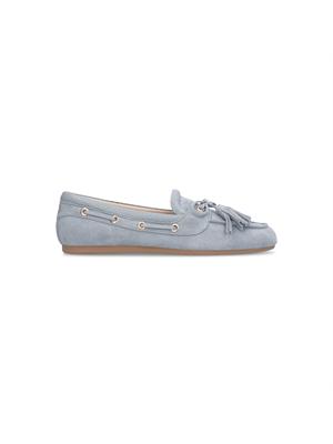 Mocassini Liu Jo donna in pelle suede celeste in DONNA