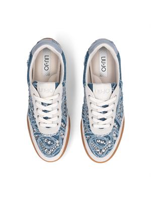 Sneakers Liu Jo donna in denim con glitter e gioielli in DONNA