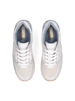 Sneakers Liu Jo donna avorio con logo jacquard all over in DONNA