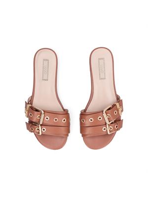 Ciabatte Liu Jo donna in pelle cuoio con cinturini in DONNA