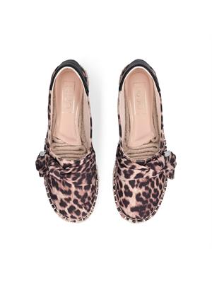 Espadrillas Liu Jo donna in tessuto animalier con fiocco in DONNA