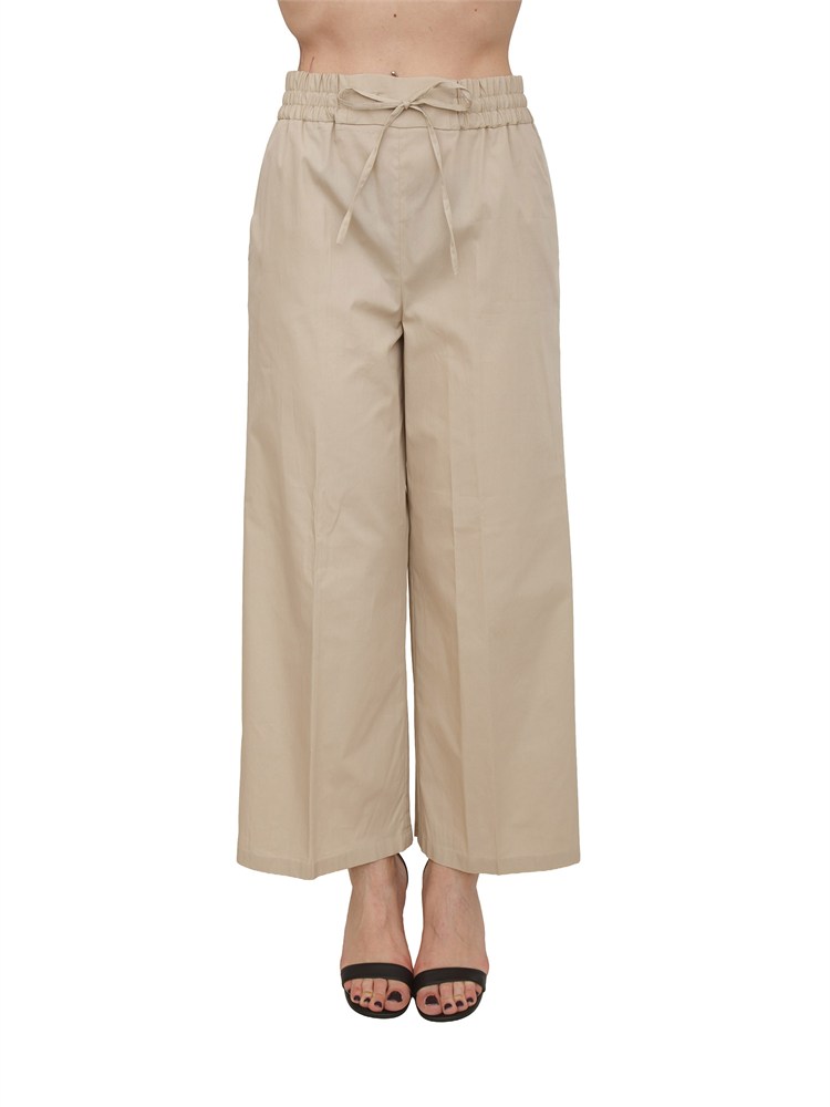 Pantalone EMMCALAO Emme Marella in cotone beige