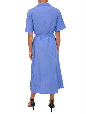Abito azzurro Emmdetto di Emme Marella in lino e viscosa in DONNA