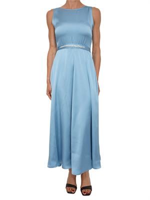 Abito EMMGITA Emme Marella in raso azzurro in DONNA