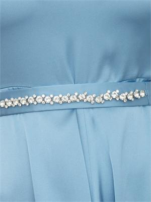 Abito EMMGITA Emme Marella in raso azzurro in DONNA
