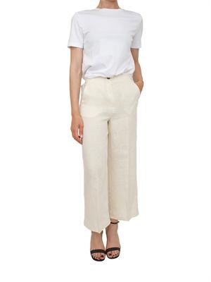 Pantalone EMMCLAVA Emme Marella in lino avorio in DONNA