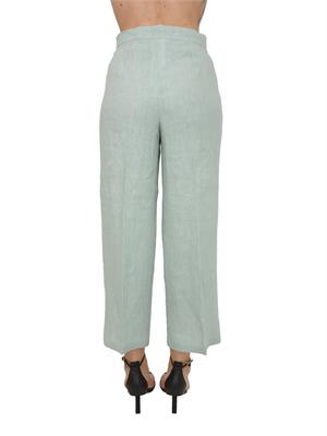 Pantalone EMMCLAVA Emme Marella in lino acquamarina in DONNA