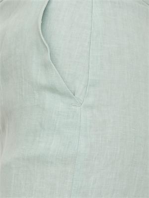 Pantalone EMMCLAVA Emme Marella in lino acquamarina in DONNA