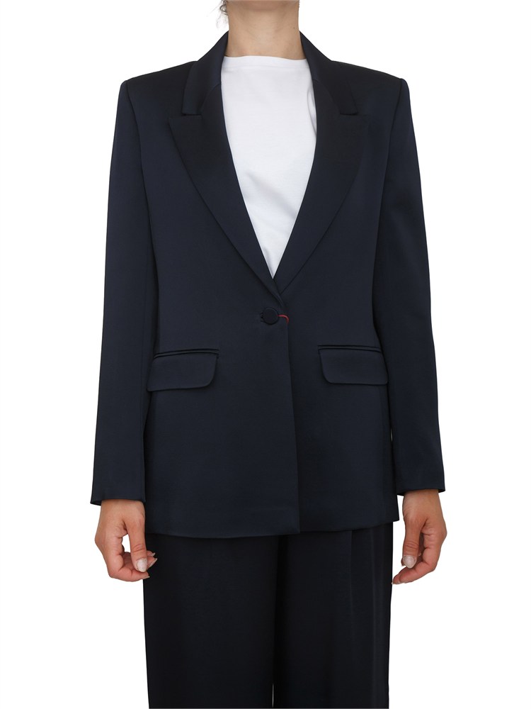 Giacca MSEALBINO Max Mara Studio in misto viscosa blu