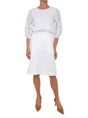 Blusa MSTORDINE Max Mara Studio in garza ramiÉ bianca in DONNA
