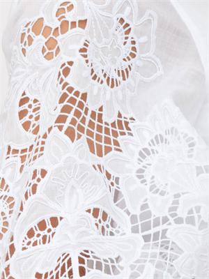 Blusa MSTORDINE Max Mara Studio in garza ramiÉ bianca in DONNA