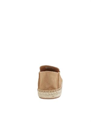 Espadrillas Boss uomo in pelle scamosciata beige in UOMO